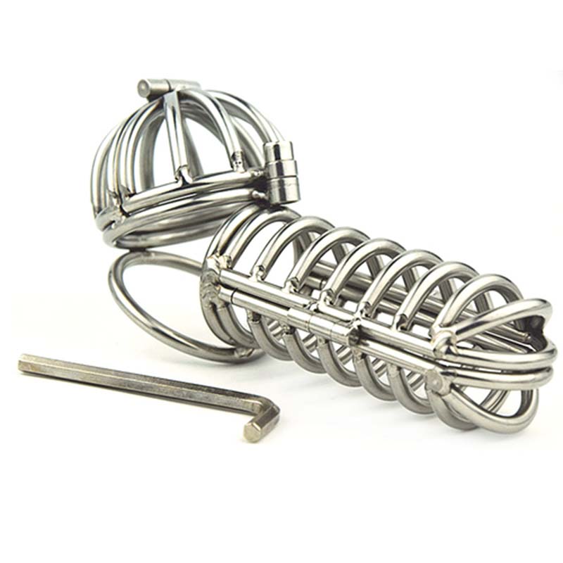 Shadow Stainless Steel Cbt Piercing Chamber Cock And Ball Torture Toys