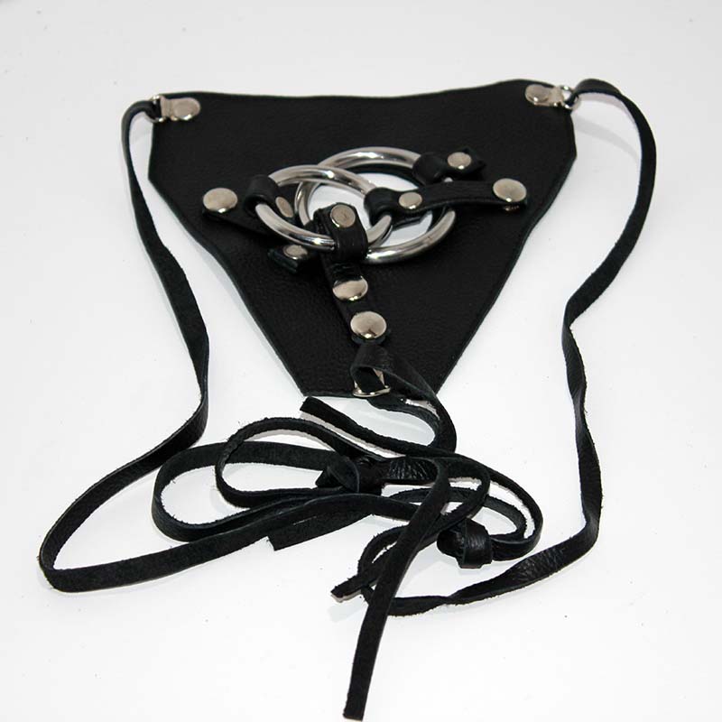 Dual Cock Ring Strap On Harness