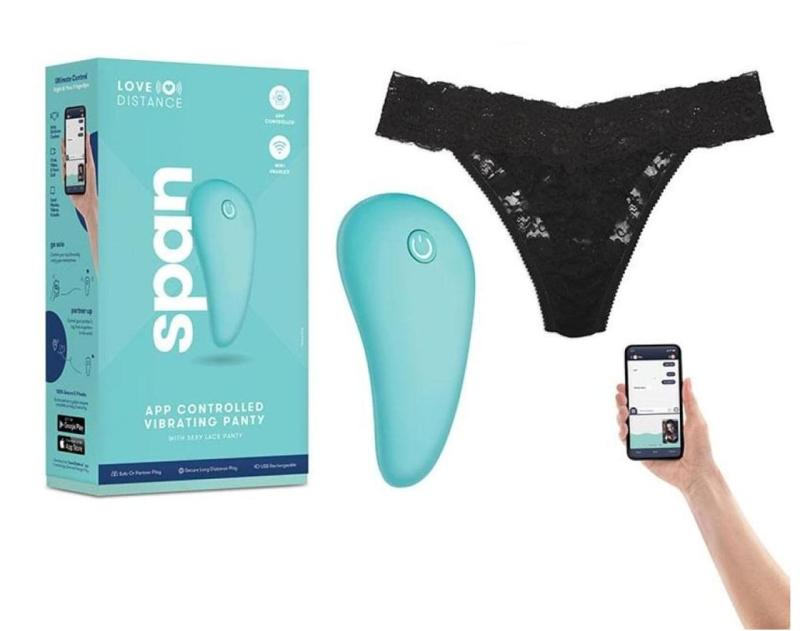 Love Distance Span App-Controlled Vibrating Panty