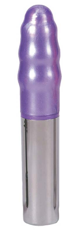 Purple Waterproof Ultra 7 Pearl Ribbed Massager