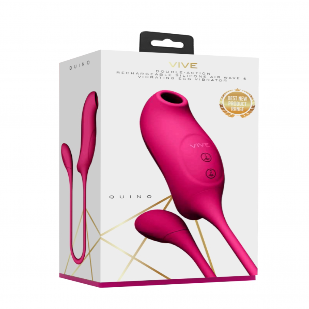 Quino - Air Wave & Vibrating Egg Vibrator