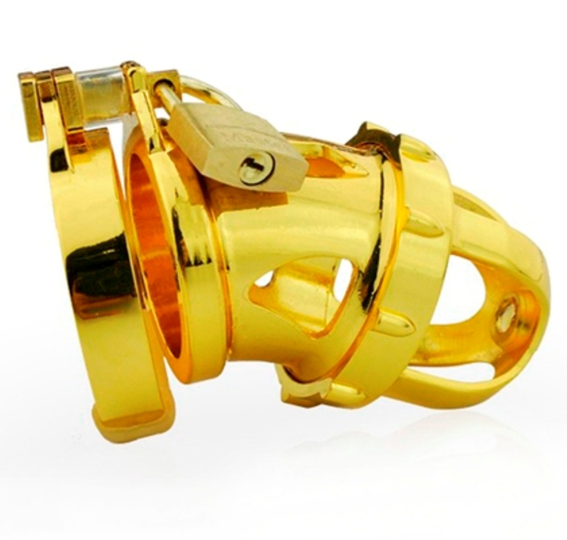Gold Kinger Male Chastity Device Bdstyle Sex Toys