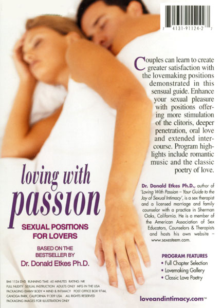 Loving With Passion: Sexual Positions For Lovers