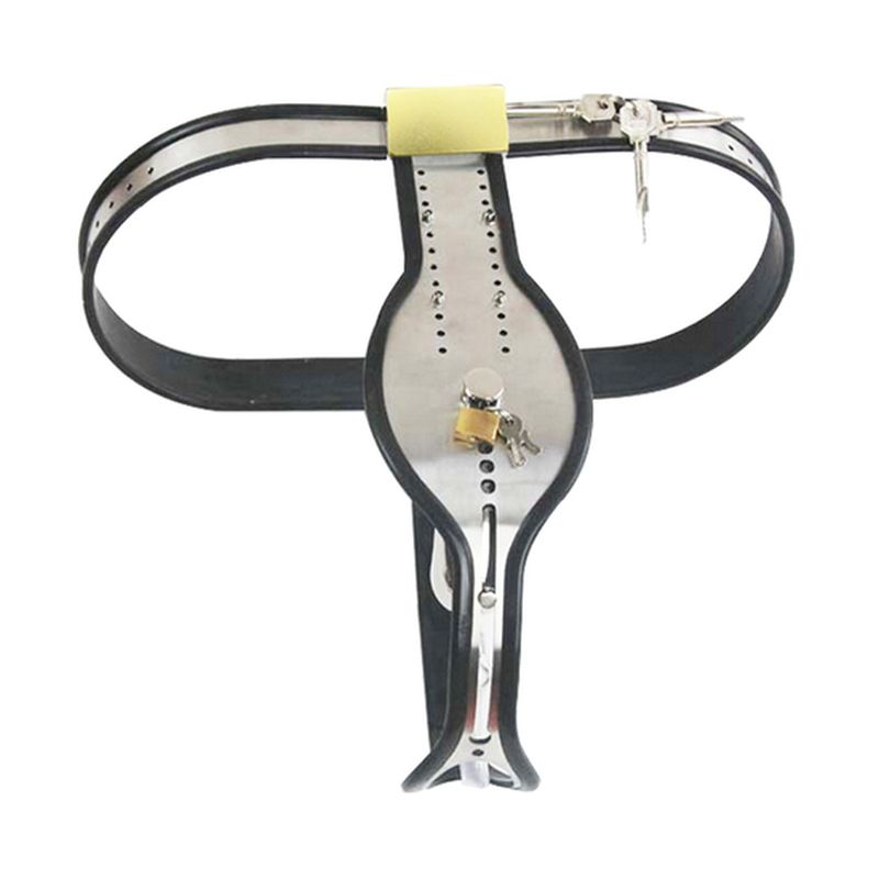 Trap Lock Steel Male Chastity Device Extreme Bondage