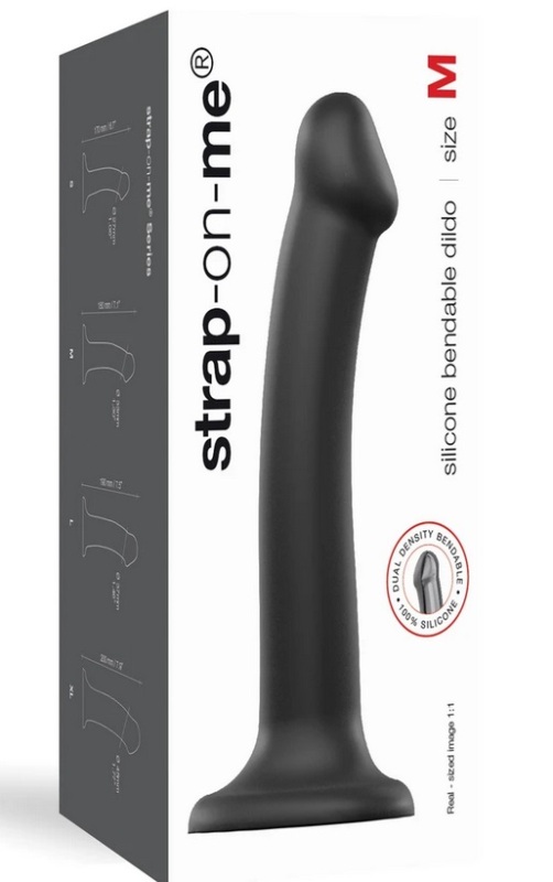 strap-on-me Dual Density Dildo Black