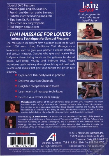 Thai Massage For Lovers